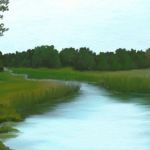 Flusslandschaft in Godvyon